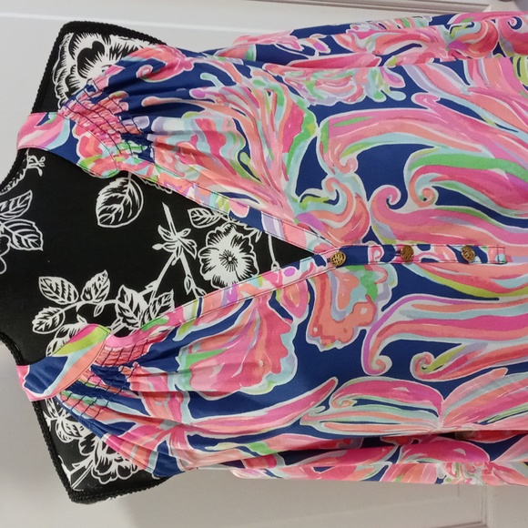 💞VERY HTF Lilly Pulitzer💞 - Sunny Shoulder Elsa Top - Picture 5 of 12